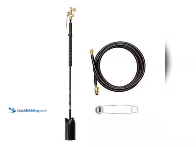 Lot 49-1569248 - Bernzomatic Firestarter Blaze Torch Compatible with 20 lb. Propane Tank with Adjustable Wide Brush F...