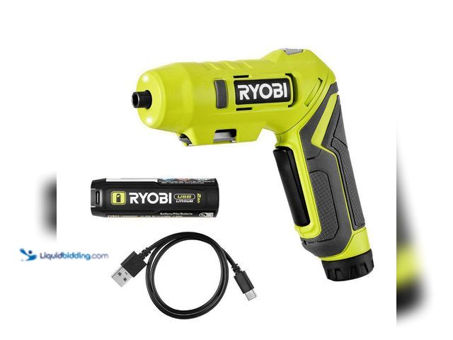 Lot 49-3566054 - RYOBI
USB Lithium Screwdriver Kit with 2.0 Ah USB Lithium Battery and Charging Cable. Model # FVD50...