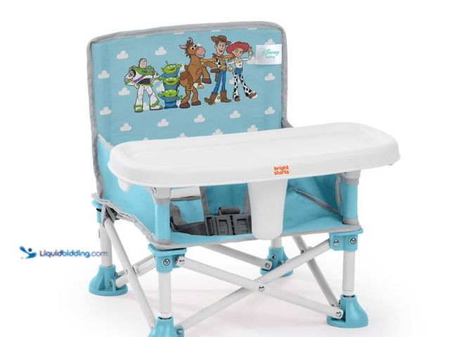 Lot 49-1623945 - Bright Starts Disney Pixar Toy Story Pop 'N Sit Portable Booster, Infant to Toddler, Model # 1840315...