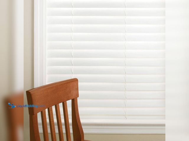 Lot 49-5408552 - Lot of 2. Home Decorators Collection White Cordless 2 in. Faux Wood Blind - 70.25 in. W x 54 in. L (...