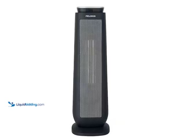 Lot 49-1574173 - Pelonis 1500-Watt 23 in. Digital Tower Indoor Ceramic Heater Quiet Operation w/ Safety Overheat Prot...