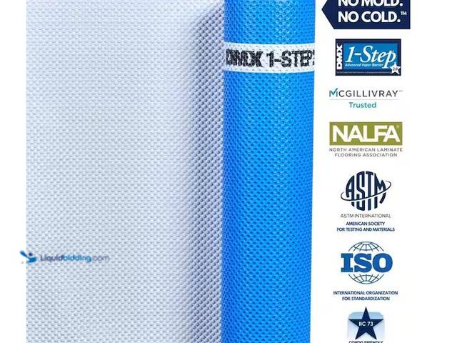 Lot 49-1576419 - DMX 1-STEP 2.0 100 sq. ft. 3.6 ft. x 29 ft. x 5/.32 in. Underlayment for Vinyl Planks, Laminate and ...