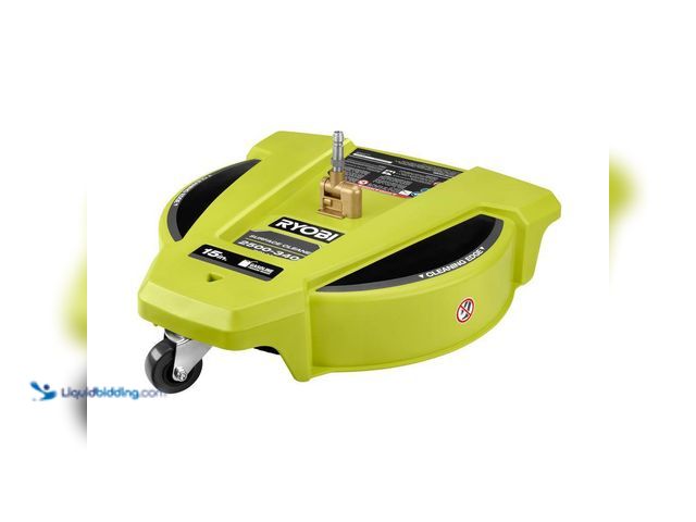 Lot 49-5449124 - RYOBI
15 in. 3400 PSI Gas Pressure Washer Surface Cleaner with Caster Wheels Unused