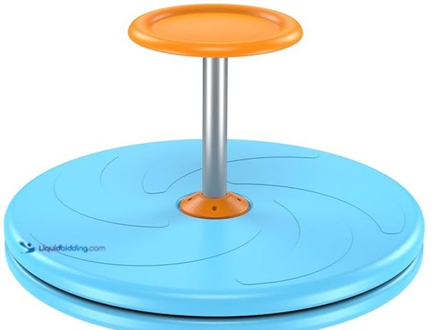 Lot 49-1578031 - Spinner-X Seated Spinner Sensory Toy, Sit Spinner Sit and Spin Bigger Size and Durable Material for ...