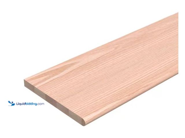 Lot 49-1568522 - Pallet Containing (51) EVERMARK Stair Parts 48 in. x 11-1/2 in. x 1 in. Unfinished Red Oak Plain Cut...