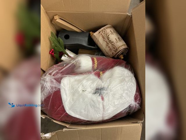 Lot 49-3529101 - Home Accents Holiday 6ft. Animated Wishlist Santa Unused