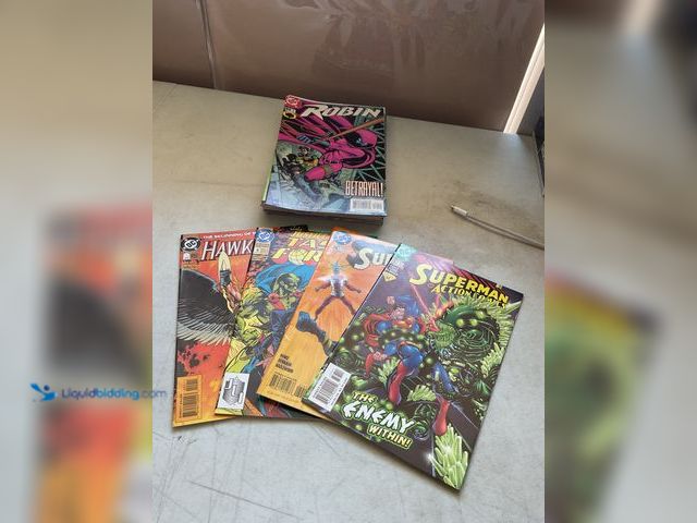 Lot 49-5451650 - Other LOT OF 20 COLLECTIBLE COMIC BOOKS FROM DC, MARVEL AND MORE INCLUDING SUPERMAN, HAWKMAN, ROBIN ...