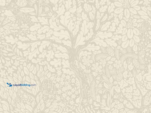 Lot 49-2003629 - Approx. (460) sq. ft. of A-Street Prints Olle Beige Taupe Forest Sanctuary Paper Matte Non-Pasted Wa...