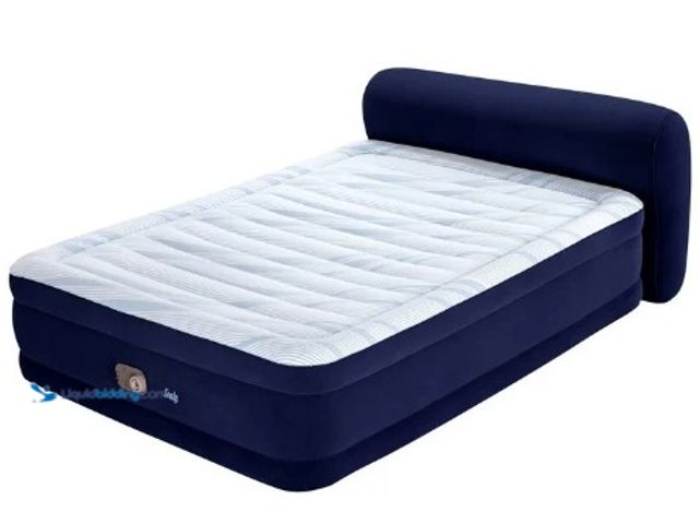 Lot 49-1625723 - Sealy 18" Queen Air Mattress with Built-in Headboard and Built-in Pump Air Bed, Model #  40634849302...