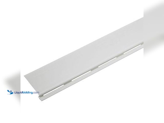 Lot 49-5539727 - QTY 20 - Amerimax Home Products Solid 4 ft. White Vinyl Surface Tension Gutter Guard. Model # 85320....