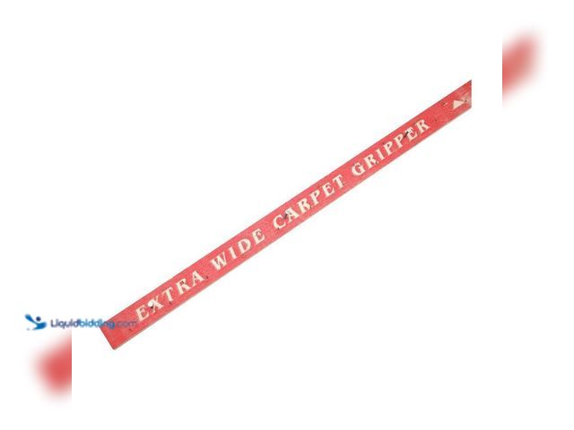 Lot 49-5541724 - Poplar 1 in. W x 4 ft. L Carpet Tack Strip for Concrete Subfloors (100-Pack) Unused