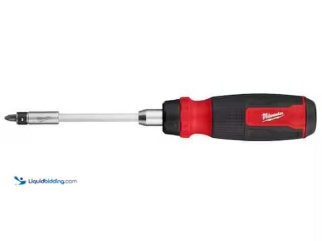Lot 49-3432572 - Milwaukee 27-In-1 Ratcheting Multi-Bit Screwdriver, Model # 48-22-2904, Unused.   Ref#SB0120