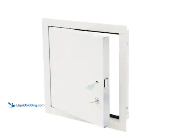 Lot 49-1628030 - Elmdor 24 in. x 24 in. Steel Access Panel for Exterior Use, Model # ED24X24PC-CL, Unused, Scuffs/scr...