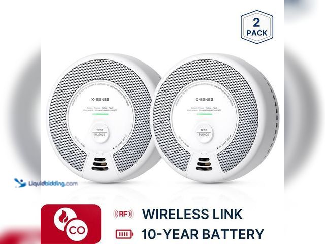 Lot 49-2021907 - X-SENSE 10-Year Battery Wireless Interconnected Smoke and Carbon Monoxide Detector w/Photoelectric S...