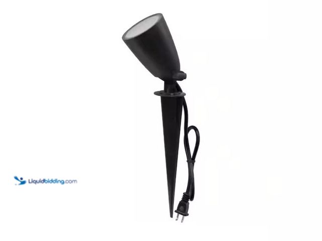 Lot 49-5543234 - QTY 4 - Commercial Electric
Line Voltage Bronze LED Landscape Flood Light with Spike. Model # SPKP-...