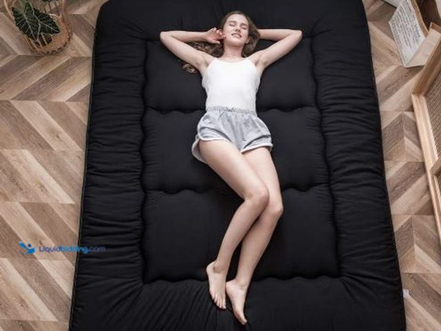 Lot 49-5436686 - MAXYOYO Japanese Floor Mattress Futon Mattress, 4" Thicken Tatami Mat Sleeping Pad Foldable Roll Up ...