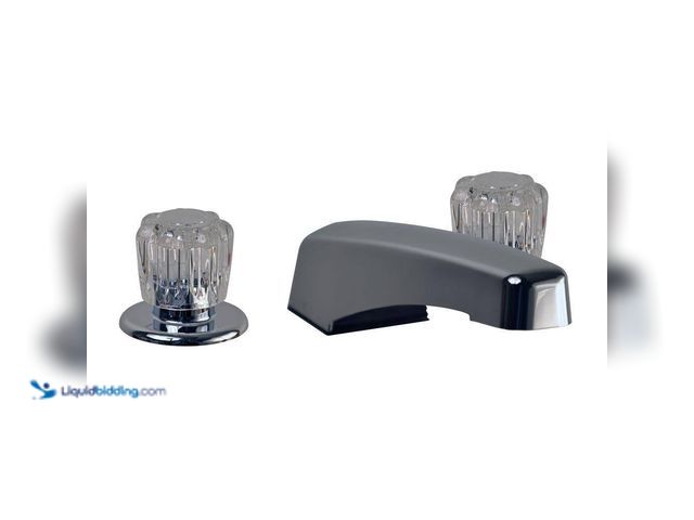 Lot 49-3514427 - DANCO 2-Handle Wall Mount Roman Tub Faucet for Mobile Home Garden Tubs in Chrome. [Model # 10661] Un...