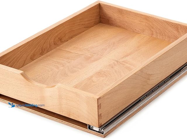 Lot 49-3564407 - Pull Out Cabinet Drawers - 8x2 Size Options (12-29'W,18-21'D), Pre-Assembled with Soft Close Slides,...