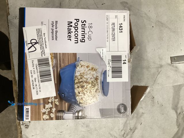 Lot 49-3566885 - Mainstays 18 Cup Stirring Popcorn Maker, Unused