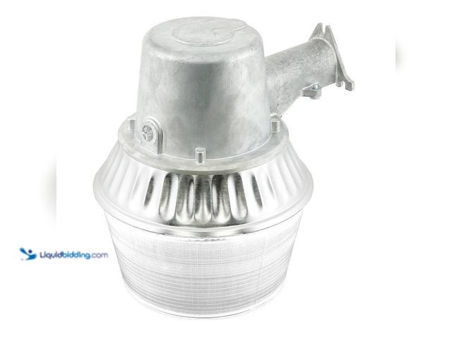 Lot 49-3614967 - HALO 65-Watt Equivalent Integrated LED Metallic Dusk to Dawn Area Light - Unused (Model # AL6501LED)...