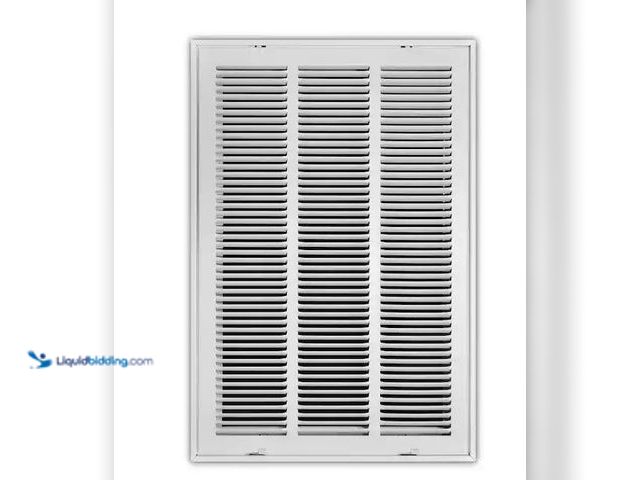 Lot 49-5573055 - Everbilt
16 in. x 25 in. Steel Return Air Filter Grille in White, Unused