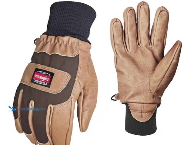 Lot 49-1578182 - Wrangler Extra Large Workwear Insulated Waxed Pigskin Outdoor and Work Gloves, Model # 68283-30, Unu...