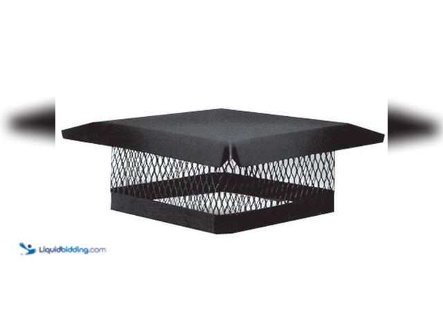 Lot 49-5446866 - Chimney Cap Galvanized Steel. Item is used.