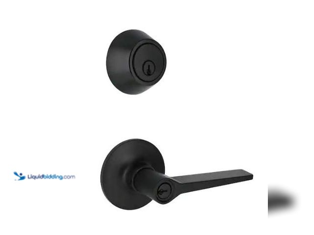 Lot 49-1569204 - Defiant Freedom Matte Black Single Cylinder Combo Pack, Model # 32MEX9D1B, New.  Ref#SBS0114