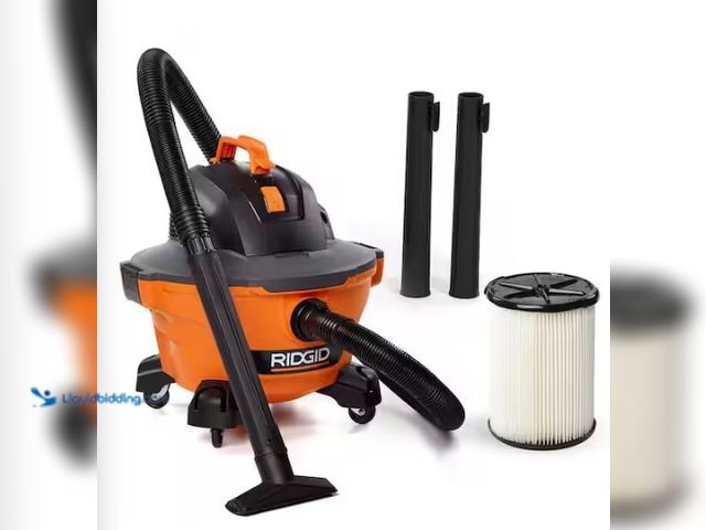 Lot 49-5546204 - 6 Gal. 3.5 Peak HP NXT Shop Vacuum Wet Dry Vac with General Debris Filter, Locking Hose and Attachme...