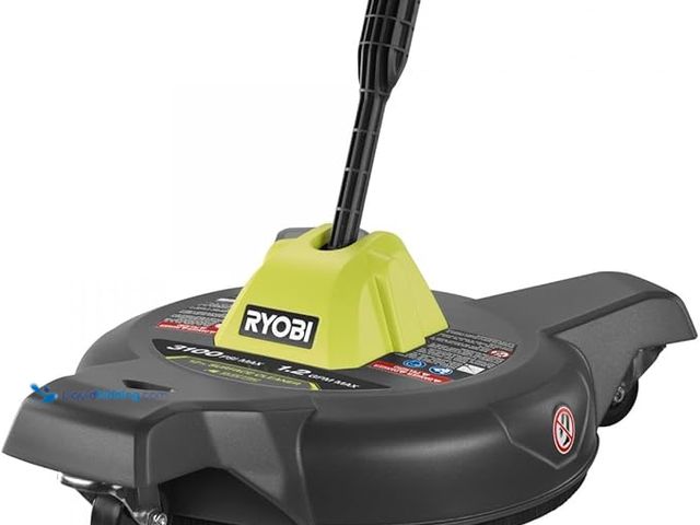Lot 49-1572175 - RYOBI 12" Electric Pressure Washer Surface Cleaner with Dual Rotating High Pressure Jets, 4X faster ...