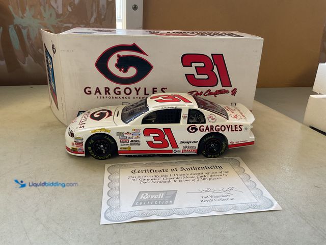 Lot 49-3609228 - Other REVELL COLLECTION 1/18 SCALE DIECAST REPLICA 1997 GARGOYLES CHEVROLET MONTE CARLO DRIVEN BY DA...