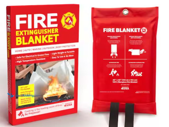 Lot 49-2000184 - Lot of (2) Klear Concepts 40 in. x 40 in. Fire Blanket, Model # 911411, New.   Ref#HD0629
