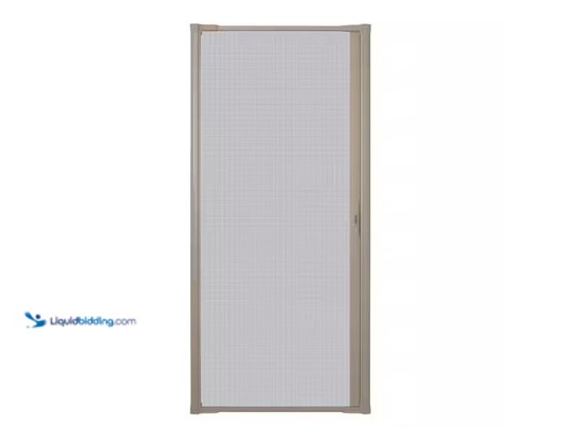 Lot 49-1566673 - Andersen 36 in. x 78 in. LuminAire Sandtone for Single Entry Door 32 in.-36 in. Universal Handed Alu...