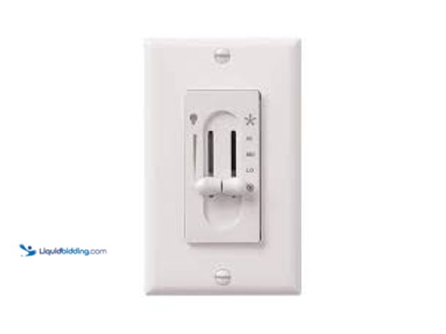 Lot 49-5415438 - Hunter All-Fan 3-Speed Fan/Light Dual-Slide Ceiling Fan Switch. Model # 27182. New/factory sealed.