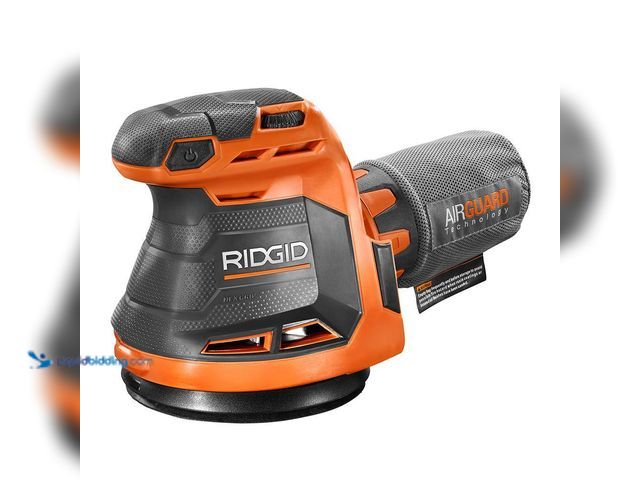 Lot 49-5556023 - RIDGID
18V Cordless 5 in. Random Orbit Sander (Tool Only). Model # R8606B. Unused and powers on