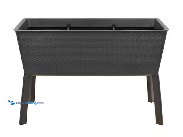 Lot 49-1546842 - NO LEGS Vigoro 44.5 in. W x 15.25 in. H Easy Grow Elevated Resin Garden Bed Large, Model # 999-2201,...