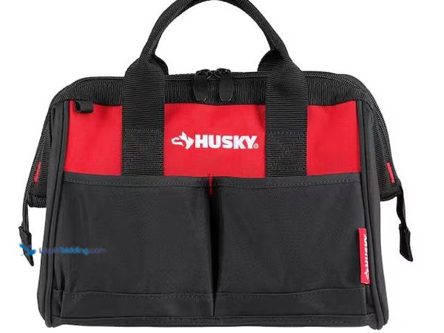 Lot 49-5460496 - Husky
12 in 4 Pocket Zippered Tool Bag Internet # 312387481
Model # HD60012-TH
Store SKU # 257759...