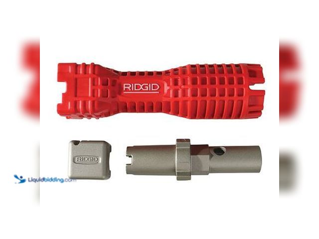 Lot 49-5581621 - RIDGID EZ Change Plumbing Wrench Faucet Installation and Removal Tool Model # 56988 UNUSED