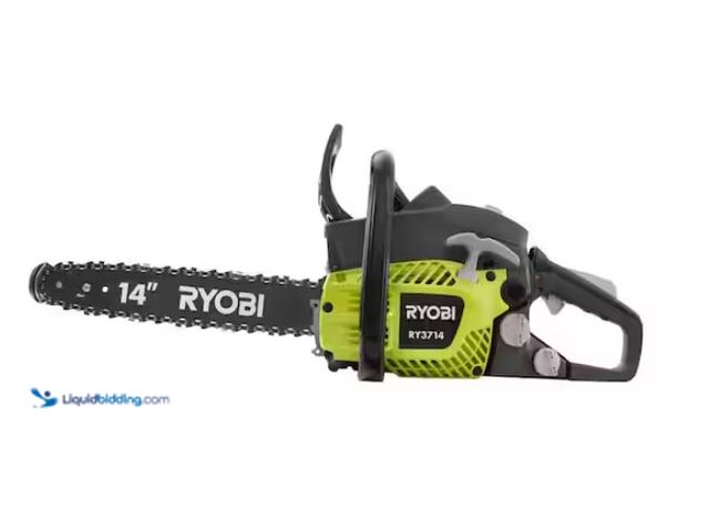 Lot 49-1622173 - RYOBI 14 in. 37cc 2-Cycle Gas Chainsaw, Model # RY3714, New(factory Sealed)  Ref#PA0610