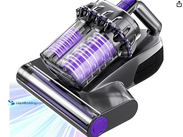 Lot 49-3468589 - Mattress Vacuum Cleaner, 16Kpa Bed Vacuum Cleaner 253.7nm UV-C Light, 145°F Heat, HEPA Filter & Ultr...