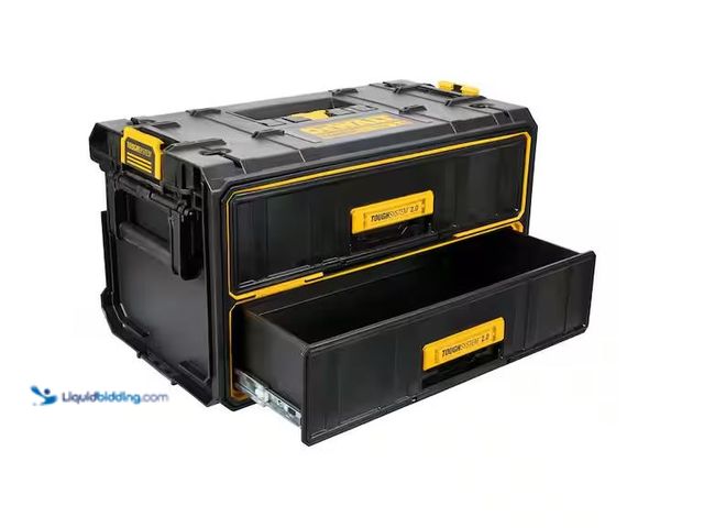 Lot 49-3600345 - DEWALT TOUGHSYSTEM2.0 21.8 in. Hand Tool Box Model # DWST08320, Slightly Used, Scuffs and Scratches ...