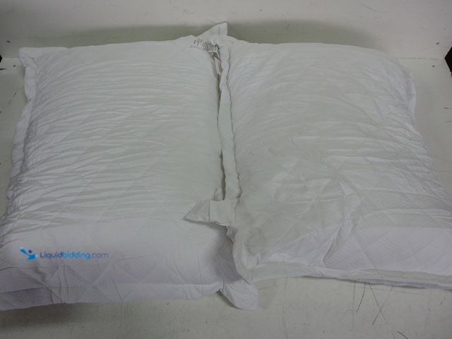 Lot 49-3432170 - 2 White Pillows 20x26", Slightly used.  Ref#CRS0114