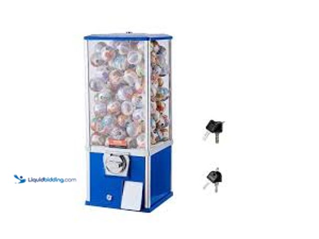 Lot 49-5485743 - VEVOR Gumball Machine for Kids 25 in. Height Home Vending Machine PS Bouncy Balls Dispenser Hold 230...