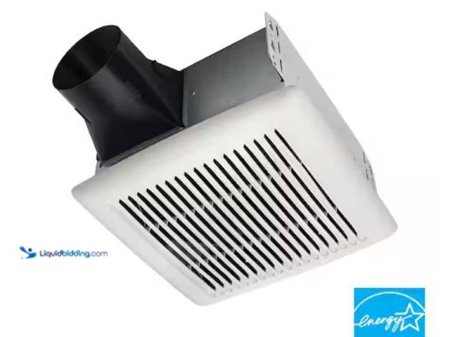 Lot 49-1625325 - Broan-NuTone Flex Series 80-110 Selectable CFM, Room Side Installation, Bathroom Ceiling Exhaust Fan...