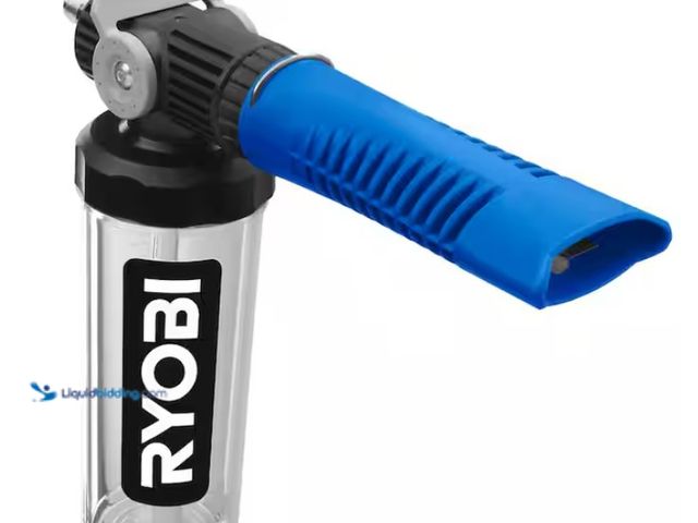 Lot 49-1550244 - RYOBI Pressure Washer Foam Blaster for Most Gas Electric and Cordless Pressure Washers up to 3300 PS...