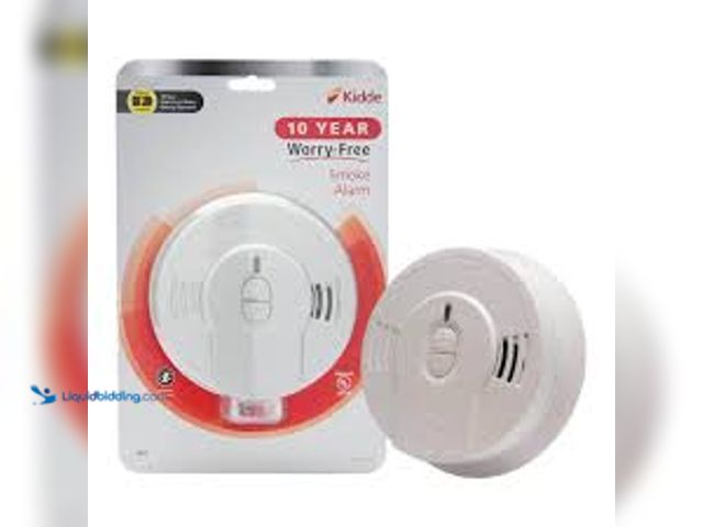 Lot 49-5415500 - Kidde 10 Year Worry-Free Battery Powered Smoke Detector with Ionization Sensor. Model # 21030869. Un...