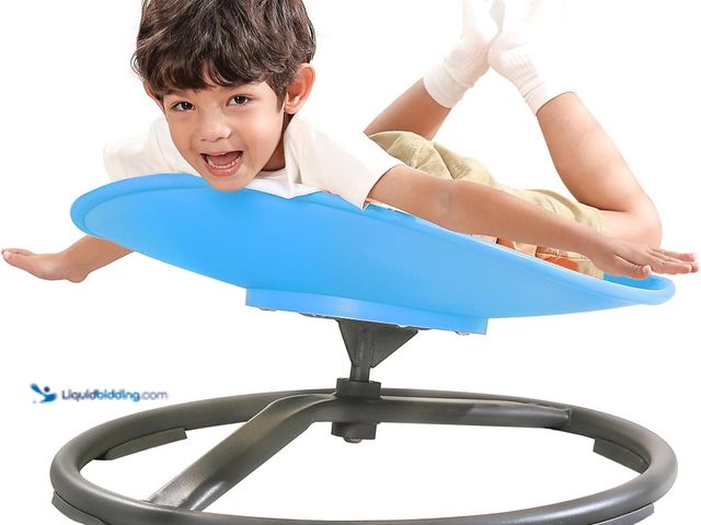 Lot 49-5544214 - BABAMU Spinning Chair for Autistic Kids, Sensory Swivel Chair, 220LBS Weight Capacity, Autism Sensor...