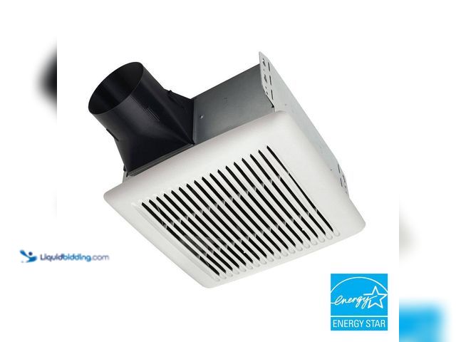 Lot 49-5447738 - Broan-NuTone Flex Series 80-110 Selectable CFM, Room Side Installation, Bathroom Ceiling Exhaust Fan...