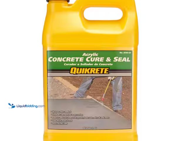 Lot 49-2000260 - Lot of (3) Quikrete 5 lb. Acrylic Concrete Cure and Sealer, Model # 873002, Unused.   Ref#HD0629