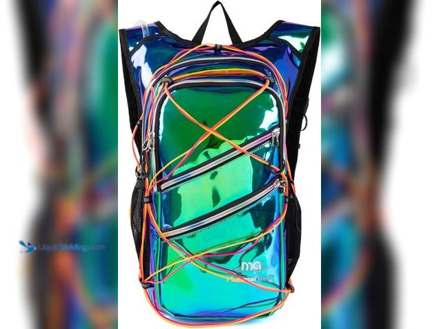 Lot 49-5413381 - Hydration Backpack Pack with Cool Lights, 2L Water Bladder, Lightweight Bag for Running, Hiking, Bik...